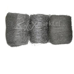 Jeu de laine d'acier (1x gros/ 1x moyen/ 1x fin)