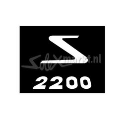 Autocollant filtre à air 2200