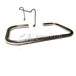 Pare-chocs chromé pour Oto - Sans plaque frontale