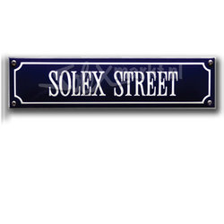 Solex emaille plaque de rue - Solex Street (33x8cm)